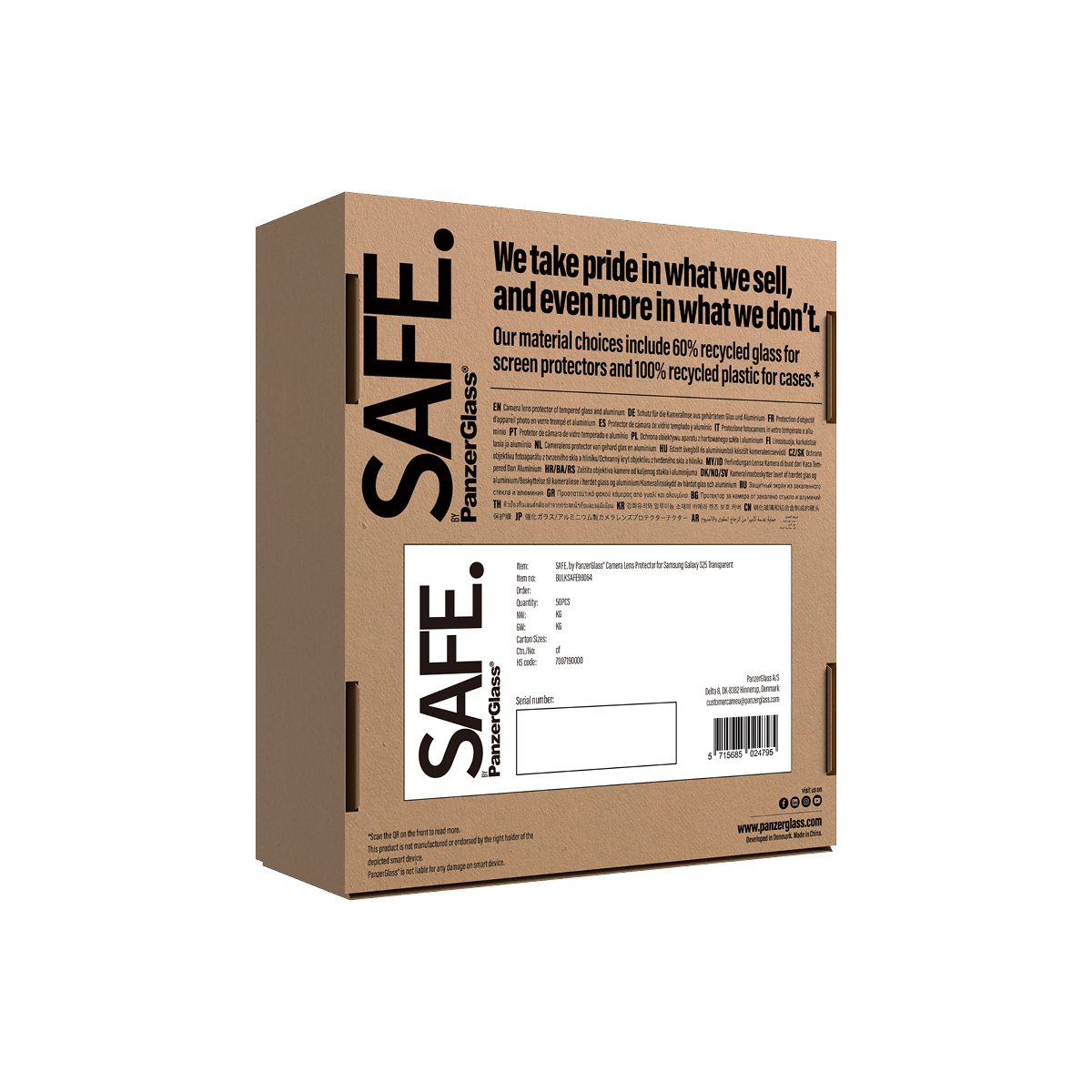  BULK Protection d'écran transparent Samsung 50 pièce(s)