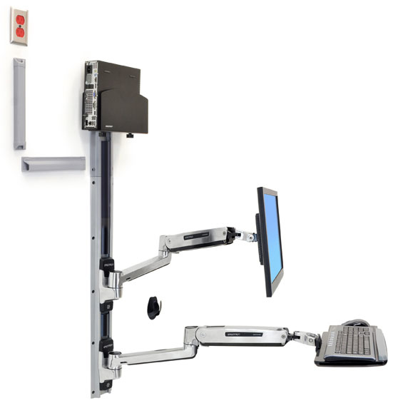 Ergotron LX Sit-Stand Wall Mount System Ergotron LX Sit-Stand Wall Mount System