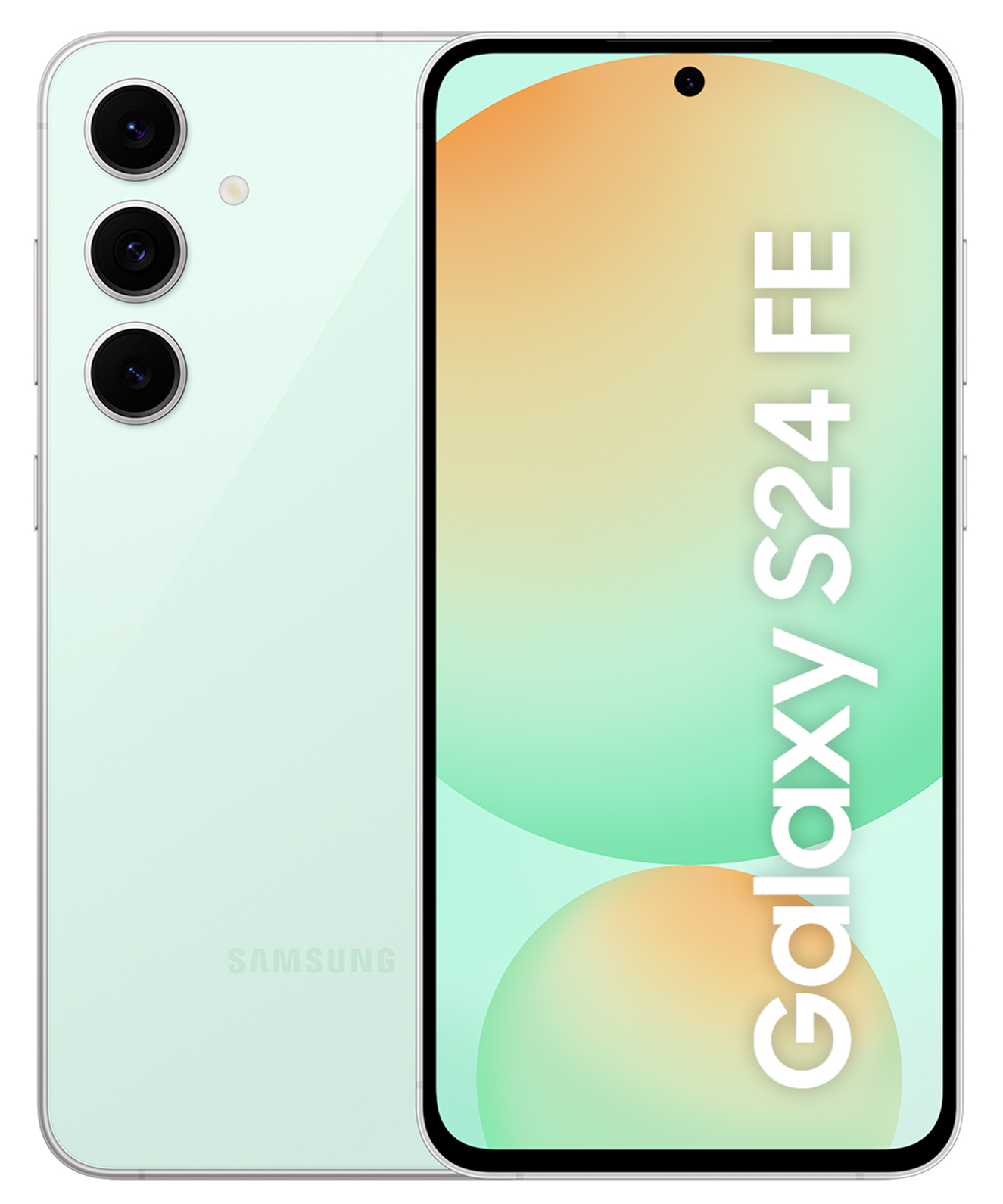 Samsung Galaxy S24 FE 15,8 cm (6.2") Double SIM Android 14 5G USB Type-C 8 Go 128 Go 4000 mAh Couleur menthe Samsung Galaxy S24 FE 15,8 cm (6.2") Double SIM Android 14 5G USB Type-C 8 Go 128 Go 4000 mAh Couleur menthe