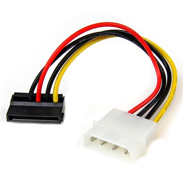 6in Molex to Left Angle SATA Adapter 6in Molex to Left Angle SATA Adapter
