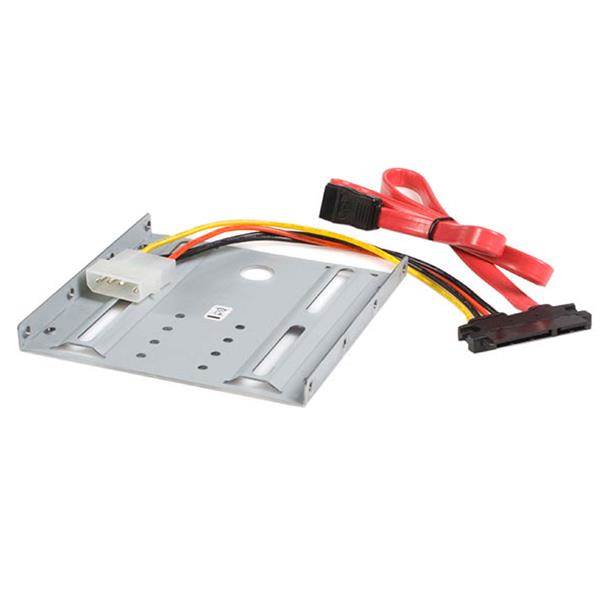 StarTech.com Kit adaptateur de montage de disque dur ou SSD 2,5" dans baie 3,5" StarTech.com Kit adaptateur de montage de disque dur ou SSD 2,5" dans baie 3,5"