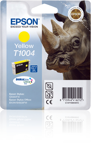 INK CARTRIDGE T1004 YELLOW HC BLISTER RF INK CARTRIDGE T1004 YELLOW HC BLISTER RF