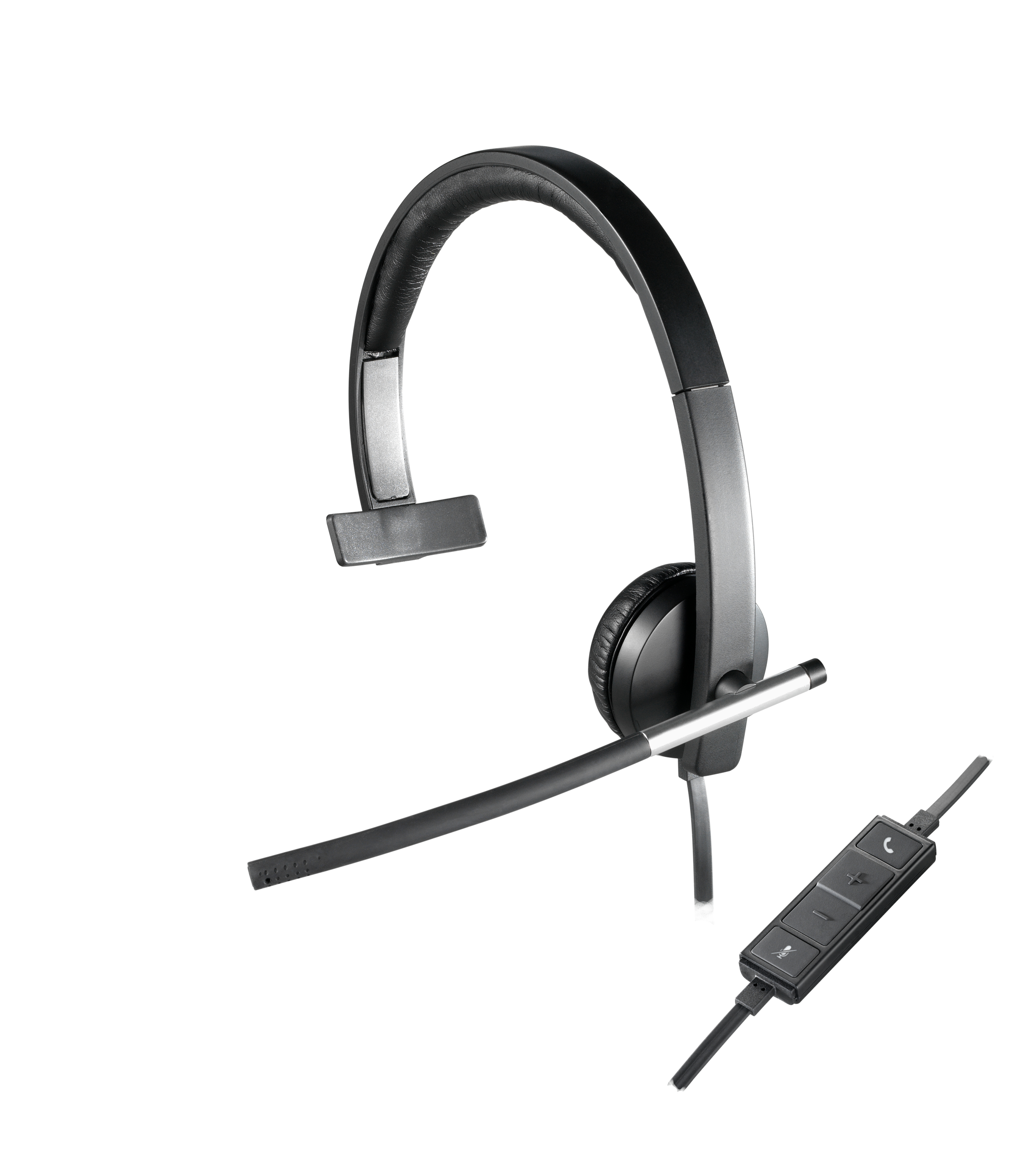 Logitech H650e Casque Arceau Noir, Gris Logitech H650e Casque Arceau Noir, Gris