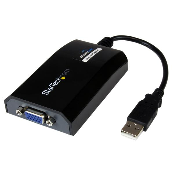 StarTech.com Adaptateur USB vers VGA - Carte vidéo USB externe pour PC et MAC - 1920 x 1200 StarTech.com Adaptateur USB vers VGA - Carte vidéo USB externe pour PC et MAC - 1920 x 1200