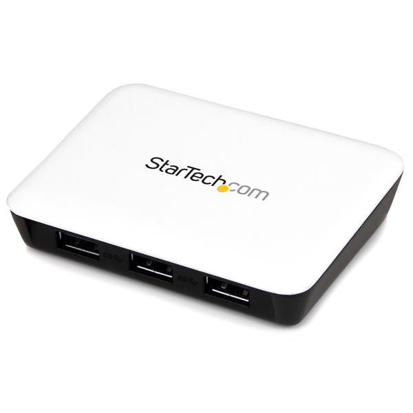 StarTech.com Adaptateur réseau USB 3.0 vers Gigabit Ethernet avec hub USB 3.0 de 3 ports StarTech.com Adaptateur réseau USB 3.0 vers Gigabit Ethernet avec hub USB 3.0 de 3 ports