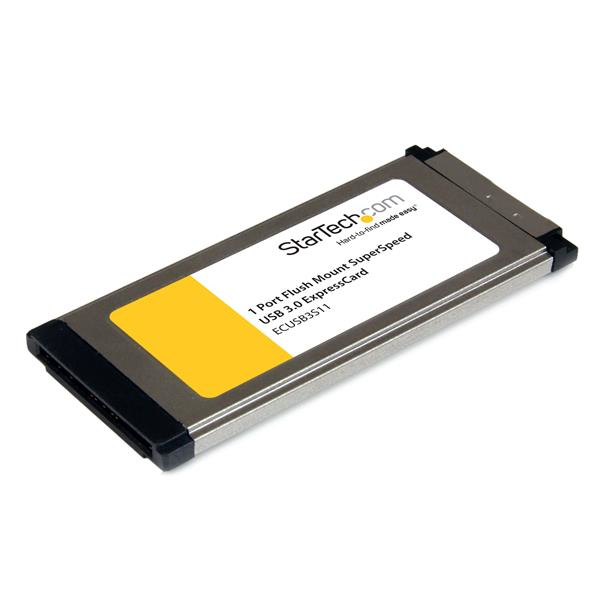 StarTech.com Carte Adaptateur ExpressCard vers 1 Port USB 3.0 avec Support UASP StarTech.com Carte Adaptateur ExpressCard vers 1 Port USB 3.0 avec Support UASP
