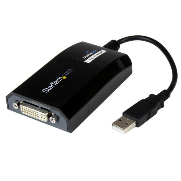 StarTech.com Adaptateur USB vers DVI - Carte vidéo USB externe pour PC et MAC - 1920 x 1200 StarTech.com Adaptateur USB vers DVI - Carte vidéo USB externe pour PC et MAC - 1920 x 1200