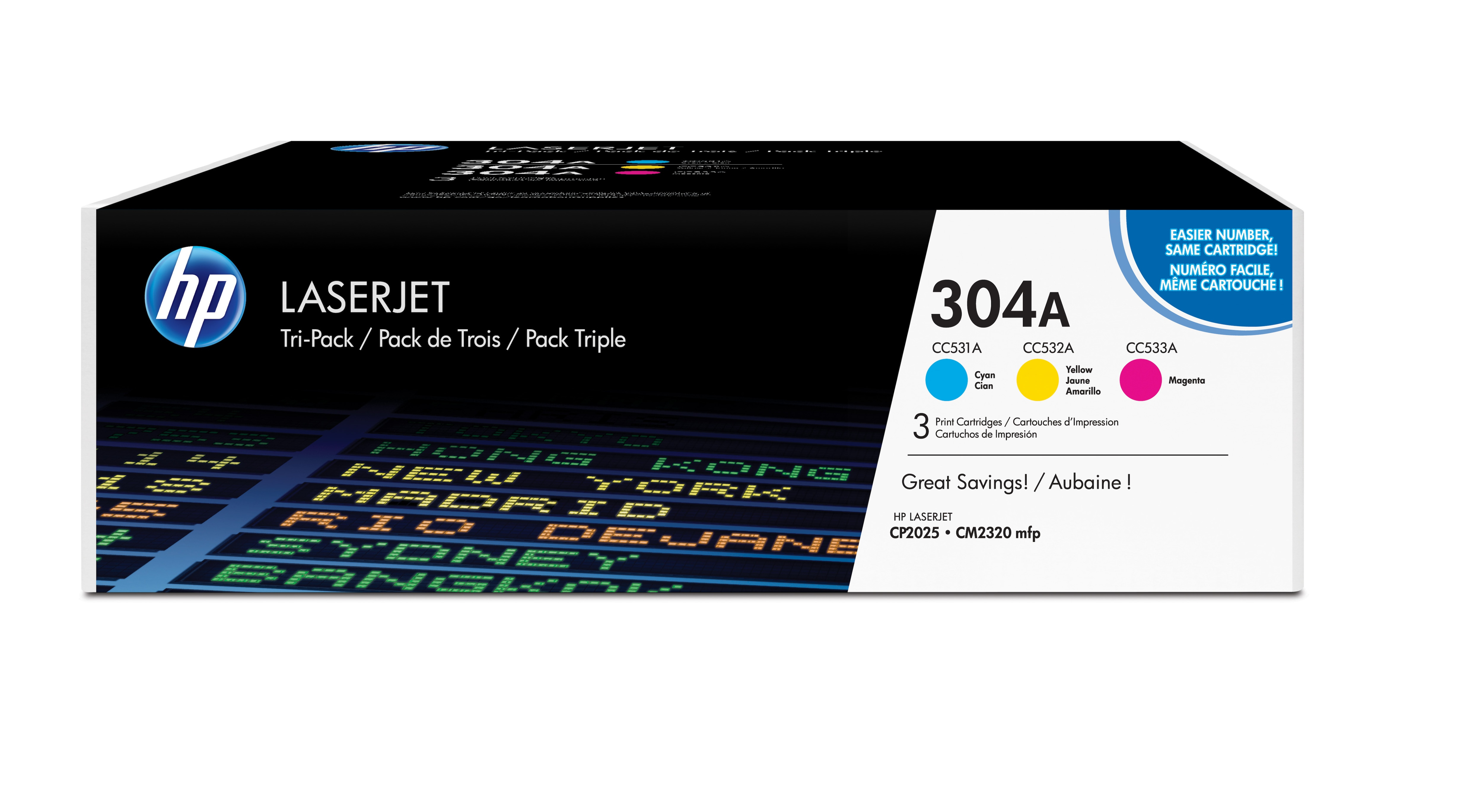 HP 304A Tri-pack HP 304A Tri-pack