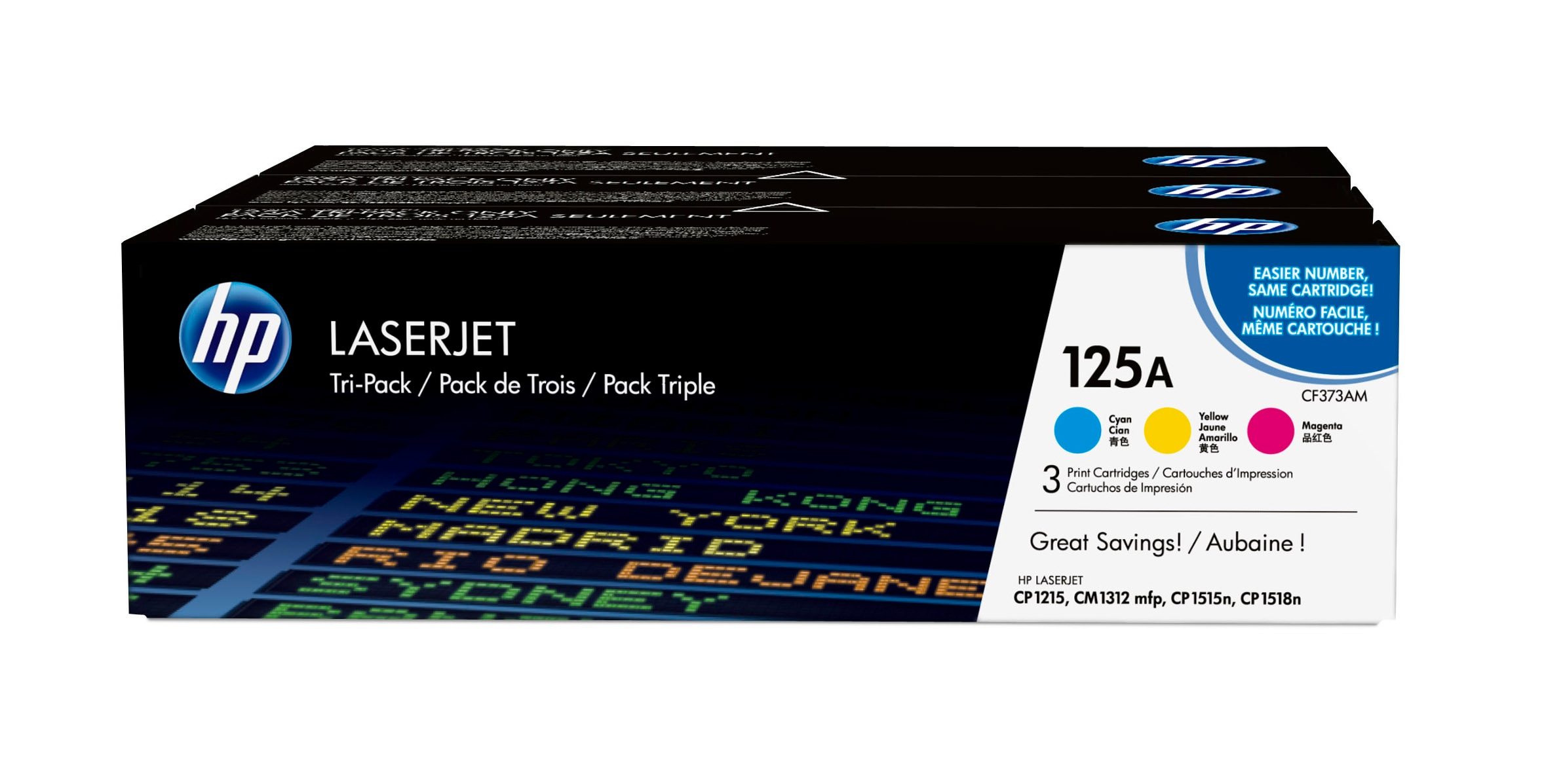 HP 125A Tri-pack HP 125A Tri-pack