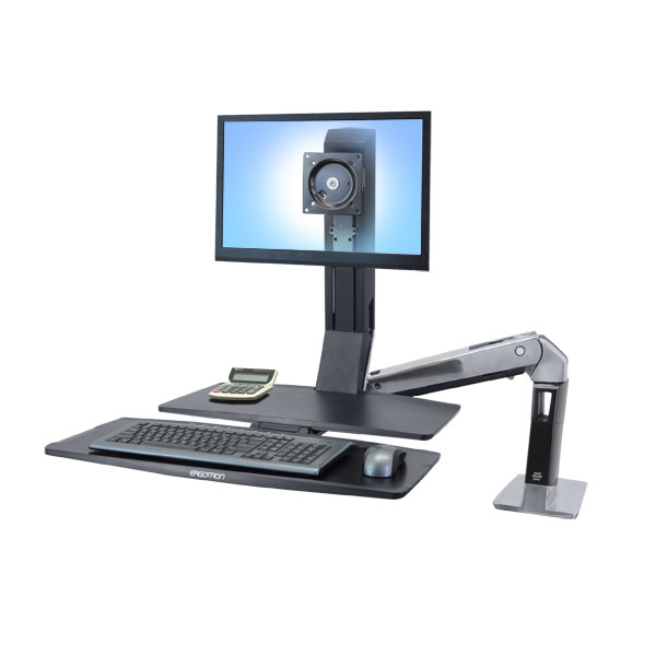 Ergotron WorkFit-A LCD HD with Worksurface+ Standing Desk
