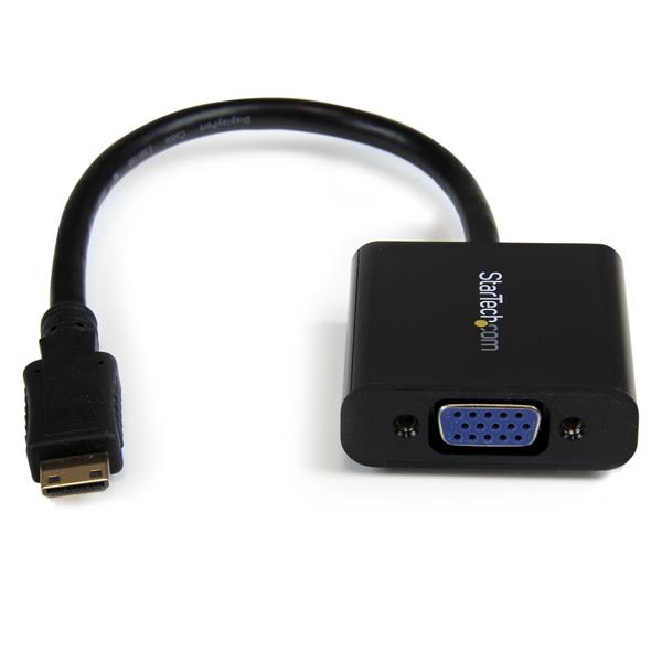 StarTech.com Adaptateur convertisseur Mini HDMI vers VGA pour caméra numérique à images fixes ou vidéo - 1920 x 1080 StarTech.com Adaptateur convertisseur Mini HDMI vers VGA pour caméra numérique à images fixes ou vidéo - 1920 x 1080