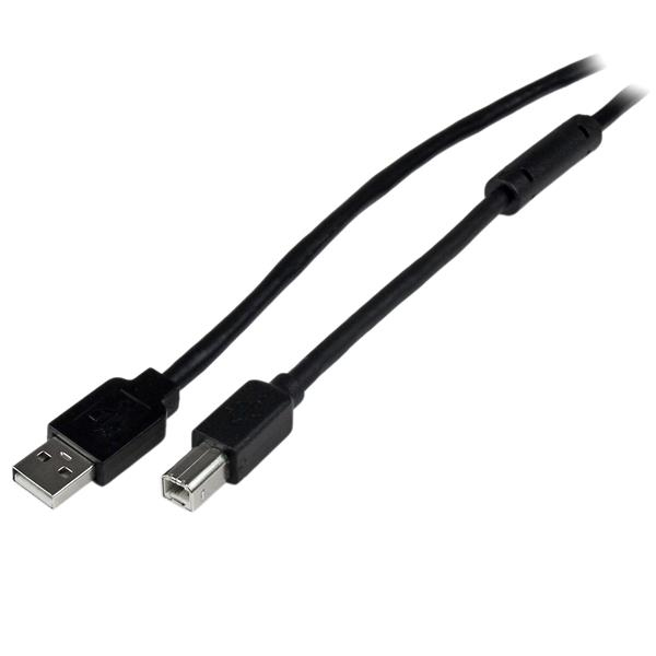 StarTech.com Câble USB Actif A vers B 20 m - M/M - Noir StarTech.com Câble USB Actif A vers B 20 m - M/M - Noir