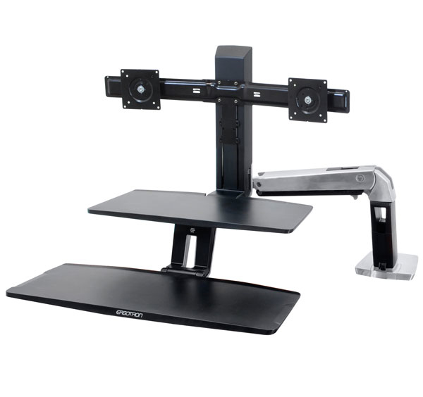 WORKFIT-A WITH SUSPENDED KEYBOARD DUAL