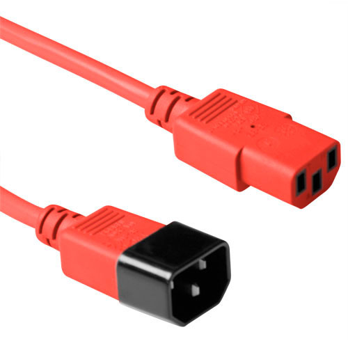 ACT C13 - C14, 1.20m Rouge 1,2 m Coupleur C13 Coupleur C14 ACT C13 - C14, 1.20m Rouge 1,2 m Coupleur C13 Coupleur C14