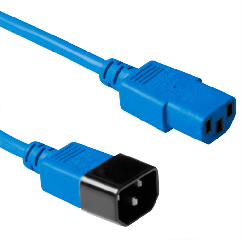 ACT C13 - C14, 0.60m Bleu 0,6 m Coupleur C13 Coupleur C14 ACT C13 - C14, 0.60m Bleu 0,6 m Coupleur C13 Coupleur C14