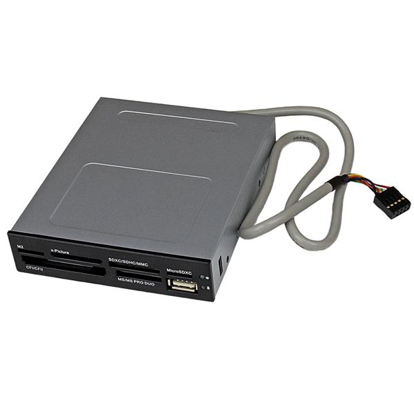 StarTech.com Lecteur de cartes mémoire interne de 3,5 pouces avec port USB 2.0 StarTech.com Lecteur de cartes mémoire interne de 3,5 pouces avec port USB 2.0