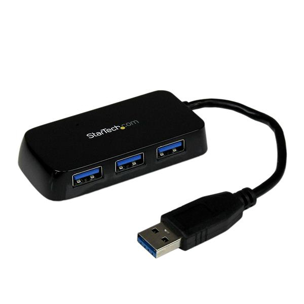 StarTech.com Hub USB 3.0 à 4 ports avec câble intégré StarTech.com Hub USB 3.0 à 4 ports avec câble intégré
