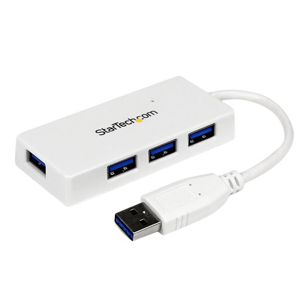 StarTech.com Hub USB 3.0 à 4 ports avec câble intégré StarTech.com Hub USB 3.0 à 4 ports avec câble intégré