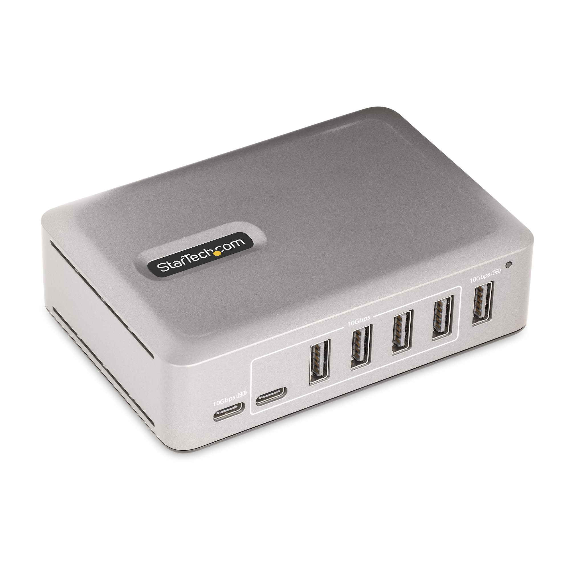 StarTech.com 10G5A2CS-USB-C-HUB hub & concentrateur USB 3.2 Gen 2 (3.1 Gen 2) Type-C 10000 Mbit/s Argent StarTech.com 10G5A2CS-USB-C-HUB hub & concentrateur USB 3.2 Gen 2 (3.1 Gen 2) Type-C 10000 Mbit/s Argent