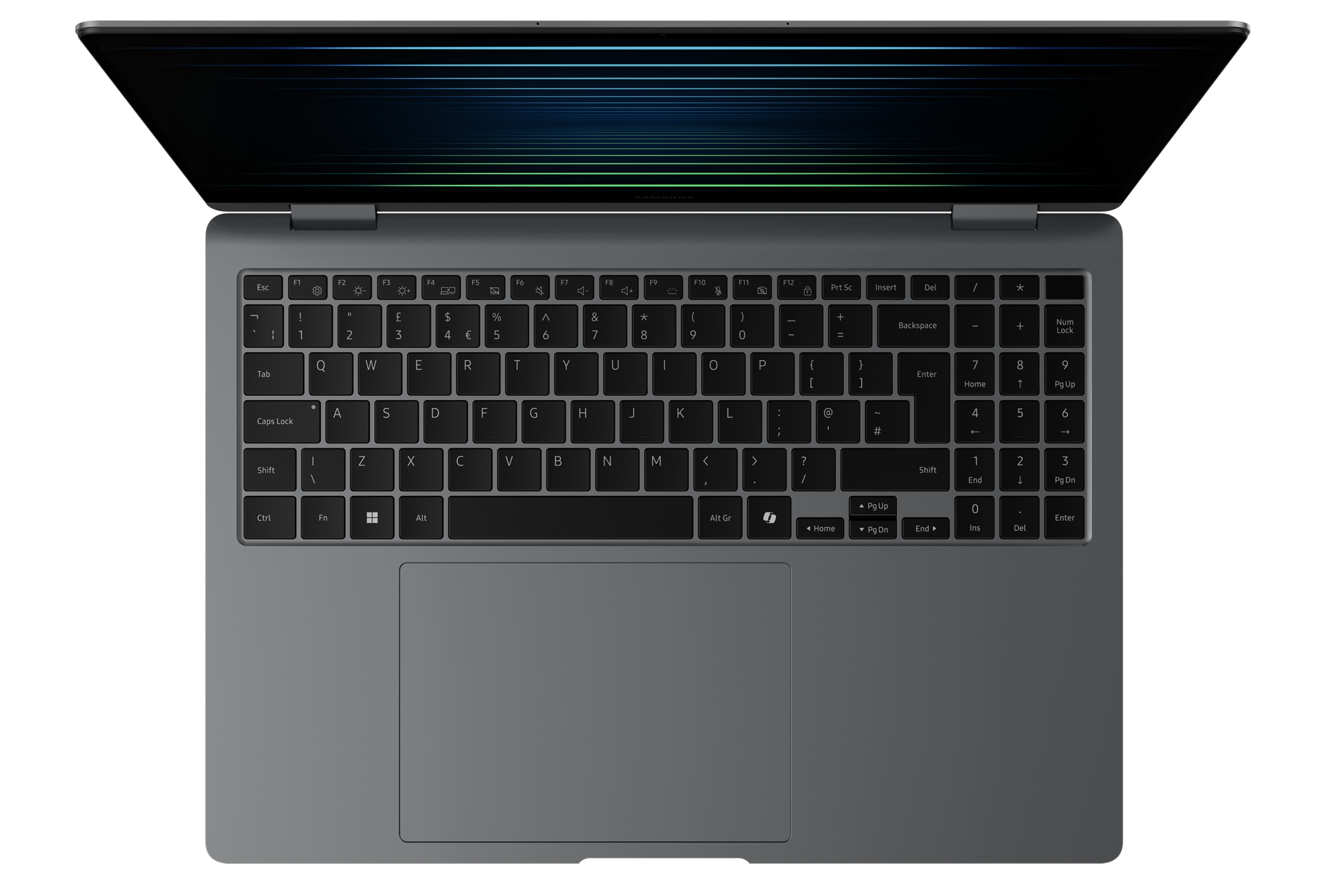 Samsung Galaxy Book5 Pro 360 Intel Core Ultra 7 256V Ordinateur portable 40,6 cm (16") Écran tactile WQXGA+ 16 Go LPDDR5x-SDRAM 1 To SSD Wi-Fi 7 (802.11be) Windows 11 Home Gris Samsung Galaxy Book5 Pro 360 Intel Core Ultra 7 256V Ordinateur portable 40,6 cm (16") Écran tactile WQXGA+ 16 Go LPDDR5x-SDRAM 1 To SSD Wi-Fi 7 (802.11be) Windows 11 Home Gris