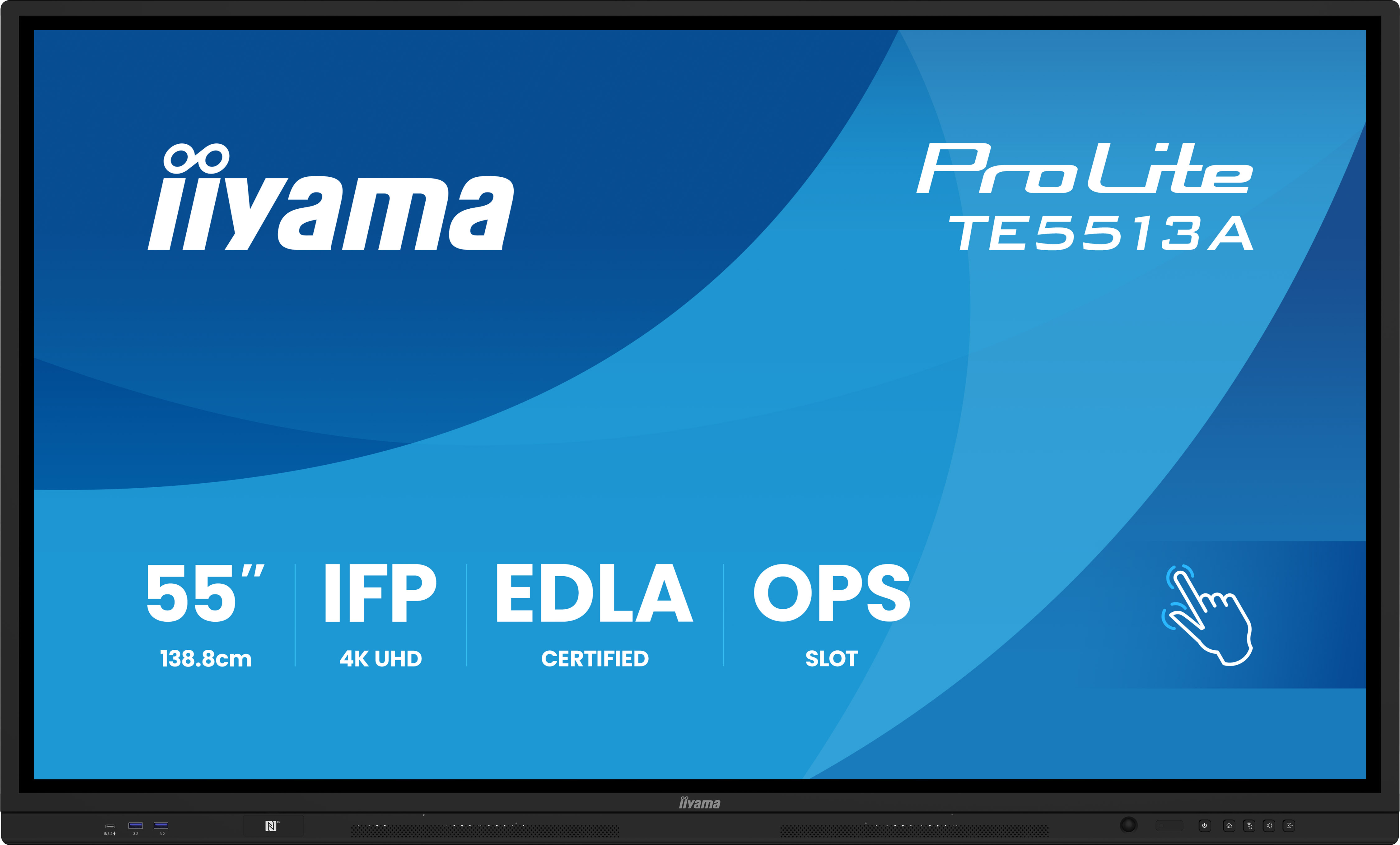 iiyama TE7513A-B1AG Écran d'affichage dynamique Écran plat interactif 190,5 cm (75") Wifi 450 cd/m² 4K Ultra HD Noir Écran tactile Intégré dans le processeur Android 18/7 iiyama TE7513A-B1AG Écran d'affichage dynamique Écran plat interactif 190,5 cm (75") Wifi 450 cd/m² 4K Ultra HD Noir Écran tactile Intégré dans le processeur Android 18/7