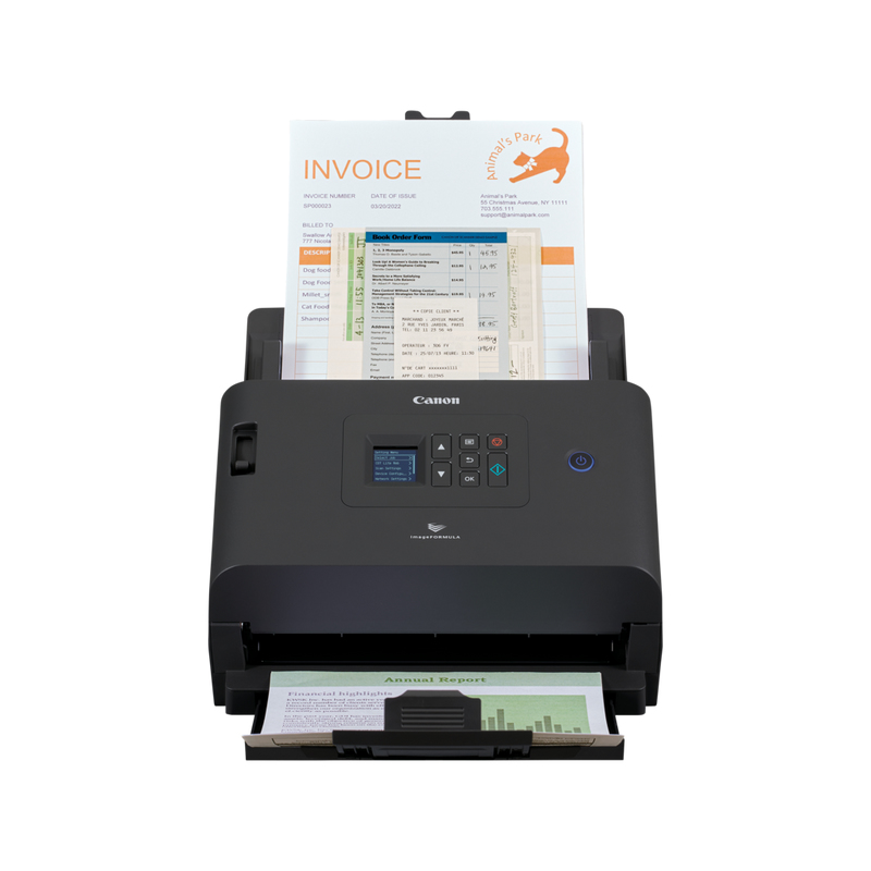 Canon imageFORMULA DR-S250N Alimentation papier de scanner 600 x 600 DPI A4 Noir Canon imageFORMULA DR-S250N Alimentation papier de scanner 600 x 600 DPI A4 Noir