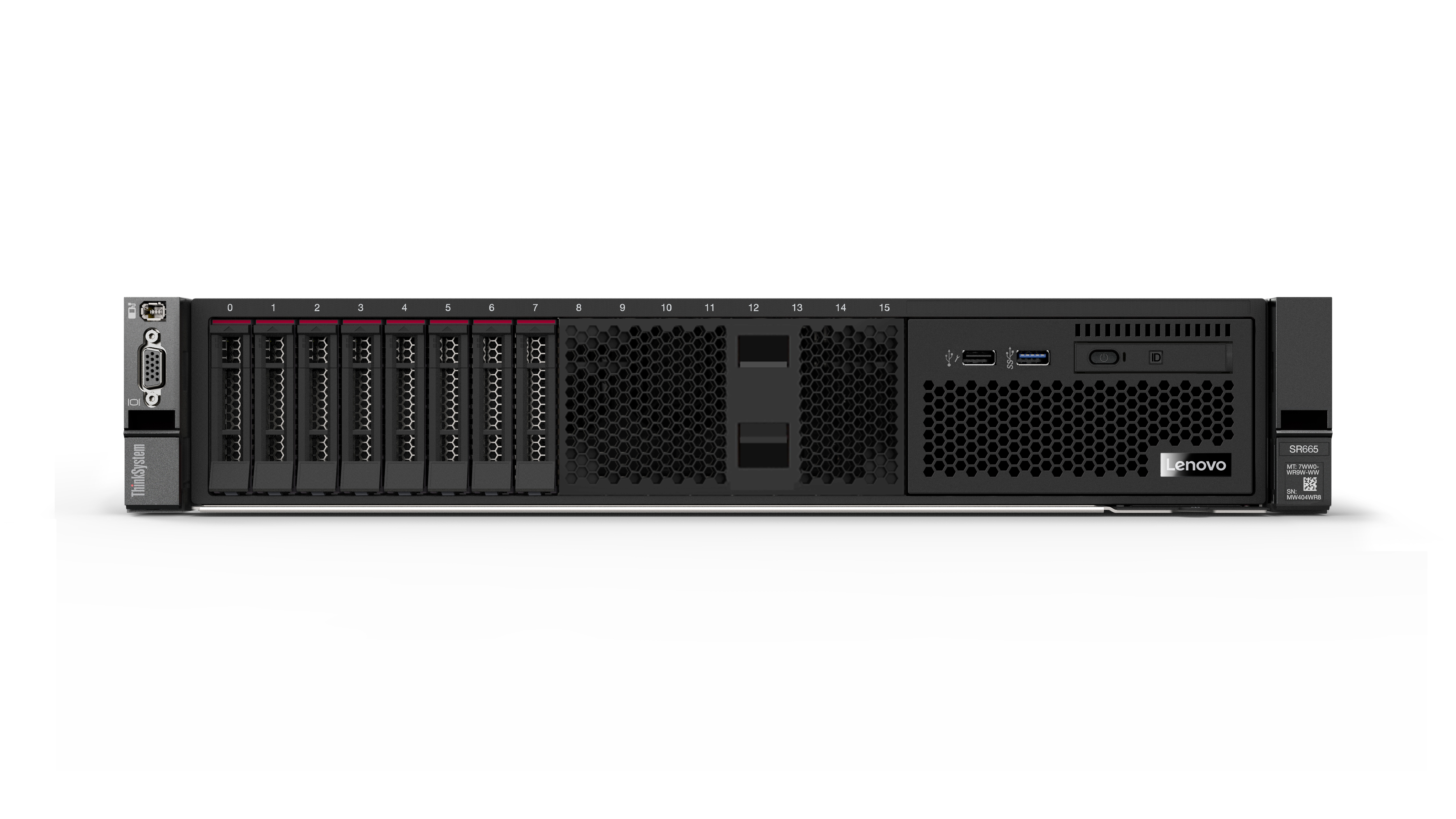 Lenovo ThinkSystem SR665 serveur Rack (2 U) AMD EPYC 7413 2,65 GHz 64 Go DDR4-SDRAM 1100 W Lenovo ThinkSystem SR665 serveur Rack (2 U) AMD EPYC 7413 2,65 GHz 64 Go DDR4-SDRAM 1100 W