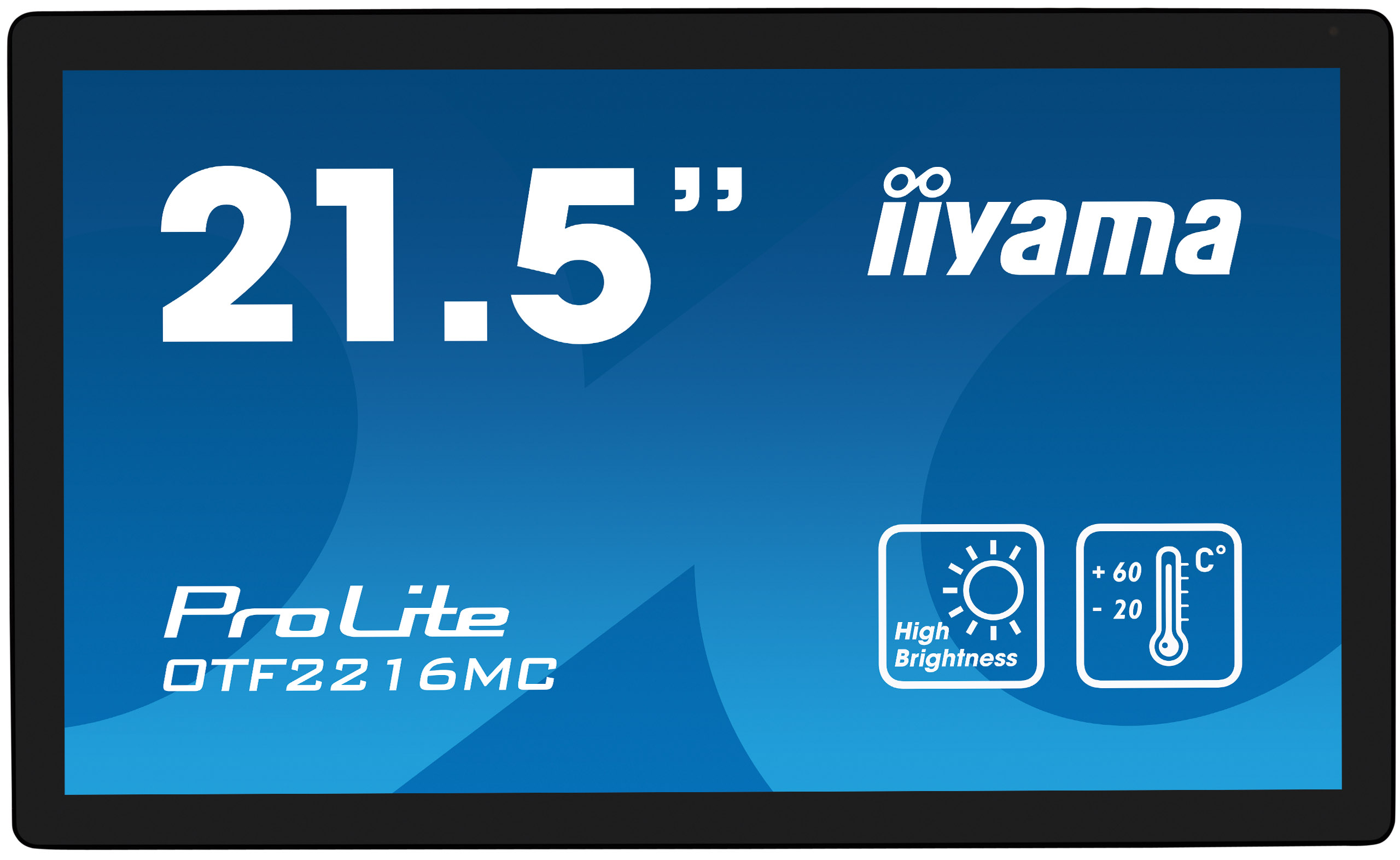 iiyama ProLite OTF2216MC-B1 écran plat de PC 39,6 cm (15.6") 1920 x 1080 pixels Full HD Écran tactile Noir iiyama ProLite OTF2216MC-B1 écran plat de PC 39,6 cm (15.6") 1920 x 1080 pixels Full HD Écran tactile Noir