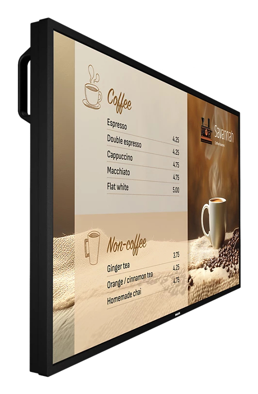 Philips 6000 series 43BDL6017P Écran plat de signalisation numérique 108 cm (42.5") LCD 800 cd/m² 4K Ultra HD Noir Intégré dans le processeur Android 14 24/7