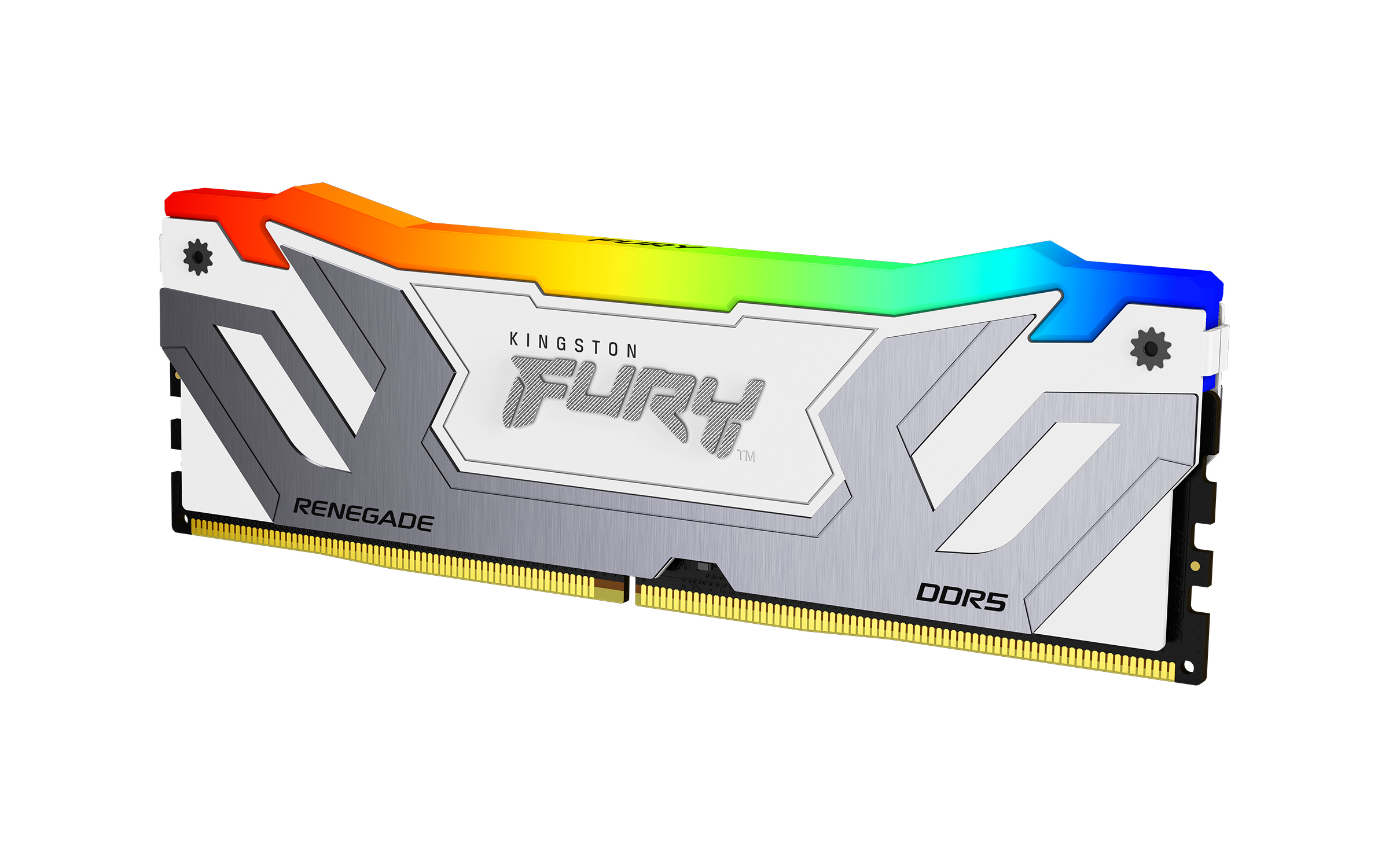 Kingston Technology FURY 24Go 8400MT/s DDR5 CL40 CUDIMM Renegade RGB Blanc XMP Kingston Technology FURY 24Go 8400MT/s DDR5 CL40 CUDIMM Renegade RGB Blanc XMP