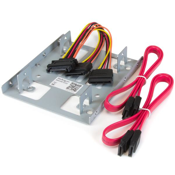 StarTech.com Kit de Montage pour 2 Disques Durs 2,5" SATA dans Baie 3,5"