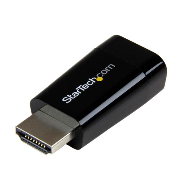 StarTech.com Adaptateur Compact HDMI vers VGA - Idéal pour Chromebook, Ultrabook et PC portable - 1920 x 1280 / 1080p StarTech.com Adaptateur Compact HDMI vers VGA - Idéal pour Chromebook, Ultrabook et PC portable - 1920 x 1280 / 1080p
