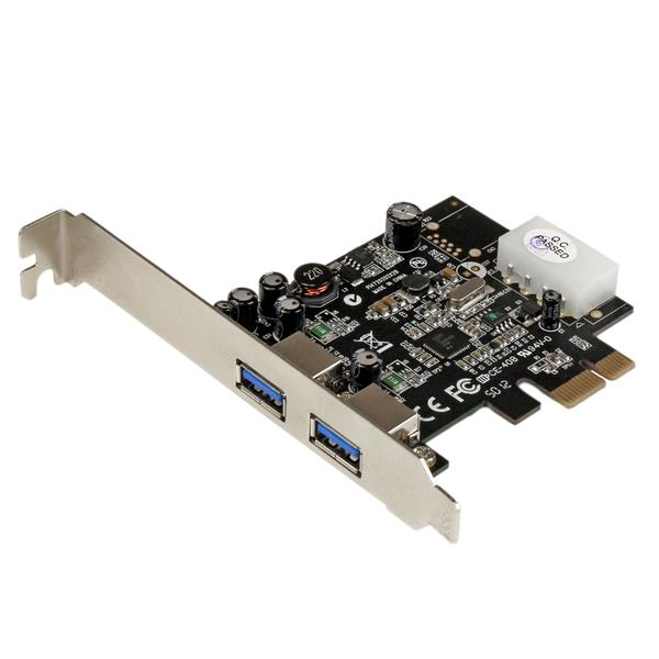 StarTech.com Carte Contrôleur PCI Express 2 Ports USB 3.0 SuperSpeed avec UASP StarTech.com Carte Contrôleur PCI Express 2 Ports USB 3.0 SuperSpeed avec UASP