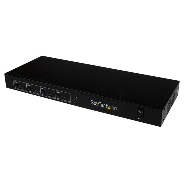 StarTech.com Commutateur Matrice HDMI 4x4 / Extendeur HDMI sur Cat5 / Cat6 jusqu'à 70 m - 1080p StarTech.com Commutateur Matrice HDMI 4x4 / Extendeur HDMI sur Cat5 / Cat6 jusqu'à 70 m - 1080p