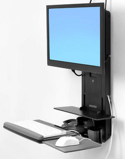 Ergotron Sit-Stand Vertical Lift, Patient Room Ergotron Sit-Stand Vertical Lift, Patient Room