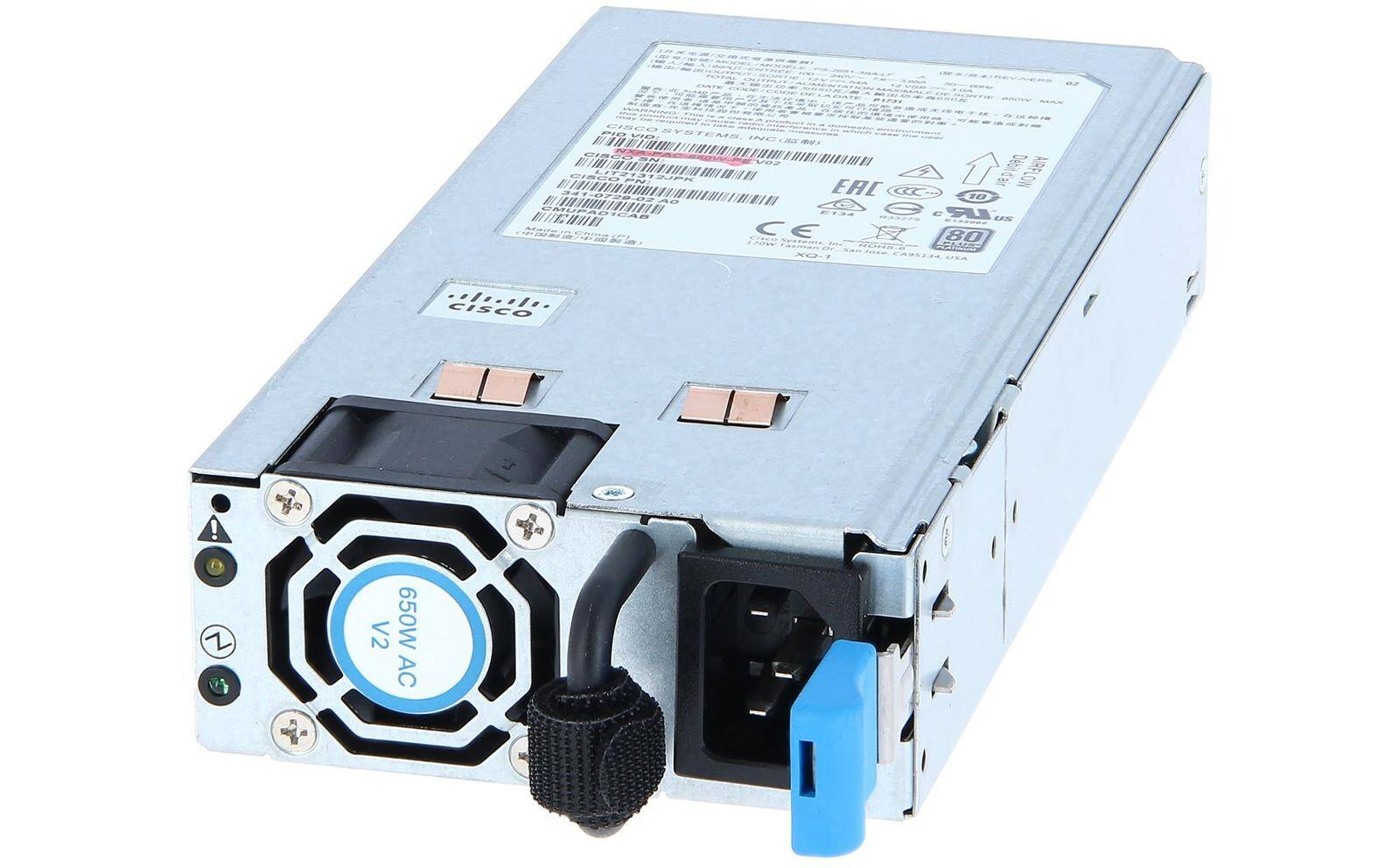 Cisco NXA-PAC-650W-PE= composant de commutation Alimentation électrique Cisco NXA-PAC-650W-PE= composant de commutation Alimentation électrique