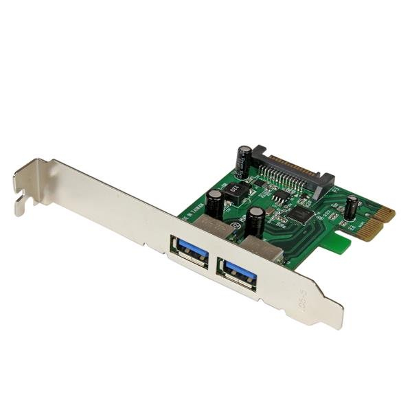 StarTech.com Carte Contrôleur PCI Express (PCIe) vers 2 ports USB 3.0 avec UASP StarTech.com Carte Contrôleur PCI Express (PCIe) vers 2 ports USB 3.0 avec UASP