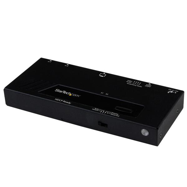 StarTech.com Commutateur vidéo HDMI à 2 ports avec commutation automatique et prioritatire - Switch HDMI - 1080p StarTech.com Commutateur vidéo HDMI à 2 ports avec commutation automatique et prioritatire - Switch HDMI - 1080p
