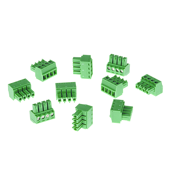 connecteur de fils A 4-pin 3.81 Vert connecteur de fils A 4-pin 3.81 Vert