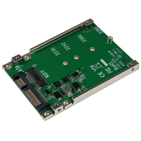 StarTech.com Adaptateur M.2 SSD vers SATA 2,5" StarTech.com Adaptateur M.2 SSD vers SATA 2,5"