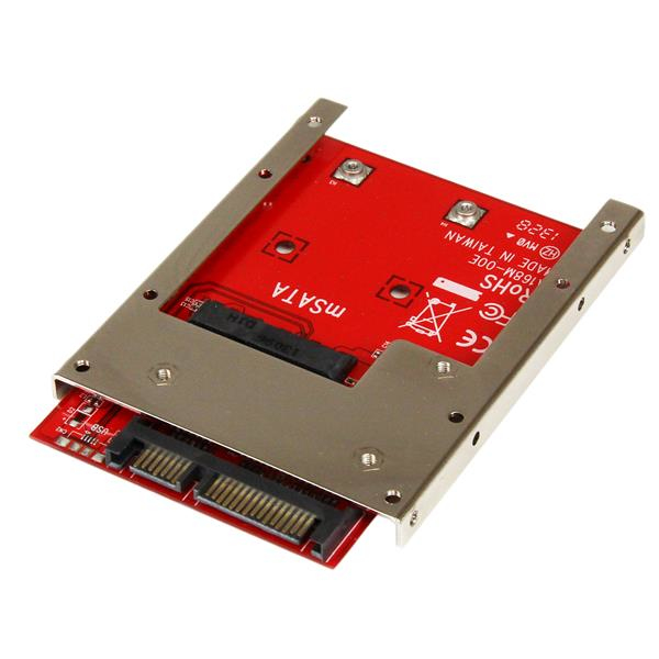 StarTech.com Adaptateur mSATA SSD vers SATA 2,5" StarTech.com Adaptateur mSATA SSD vers SATA 2,5"
