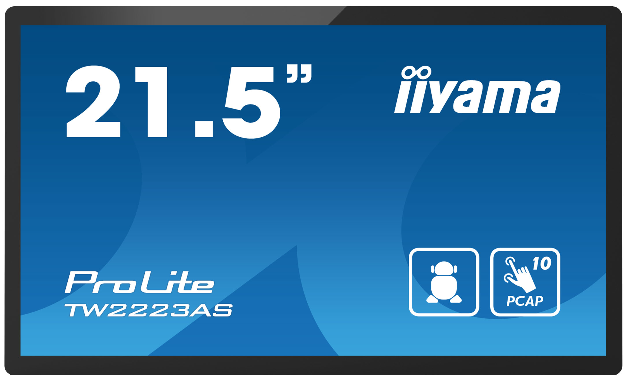 iiyama ProLite TW2223AS-B2 écran plat de PC 54,6 cm (21.5") Full HD Écran tactile Noir iiyama ProLite TW2223AS-B2 écran plat de PC 54,6 cm (21.5") Full HD Écran tactile Noir