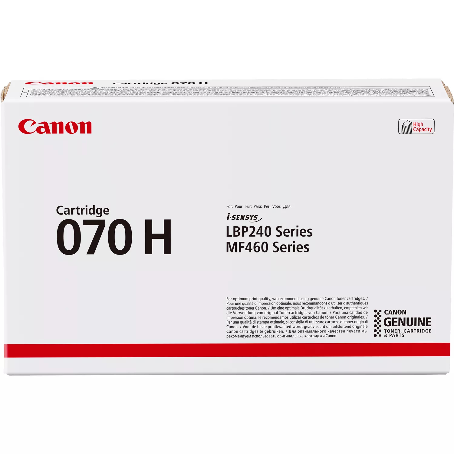 Canon 070H Cartouche de toner 1 pièce(s) Original Noir Canon 070H Cartouche de toner 1 pièce(s) Original Noir