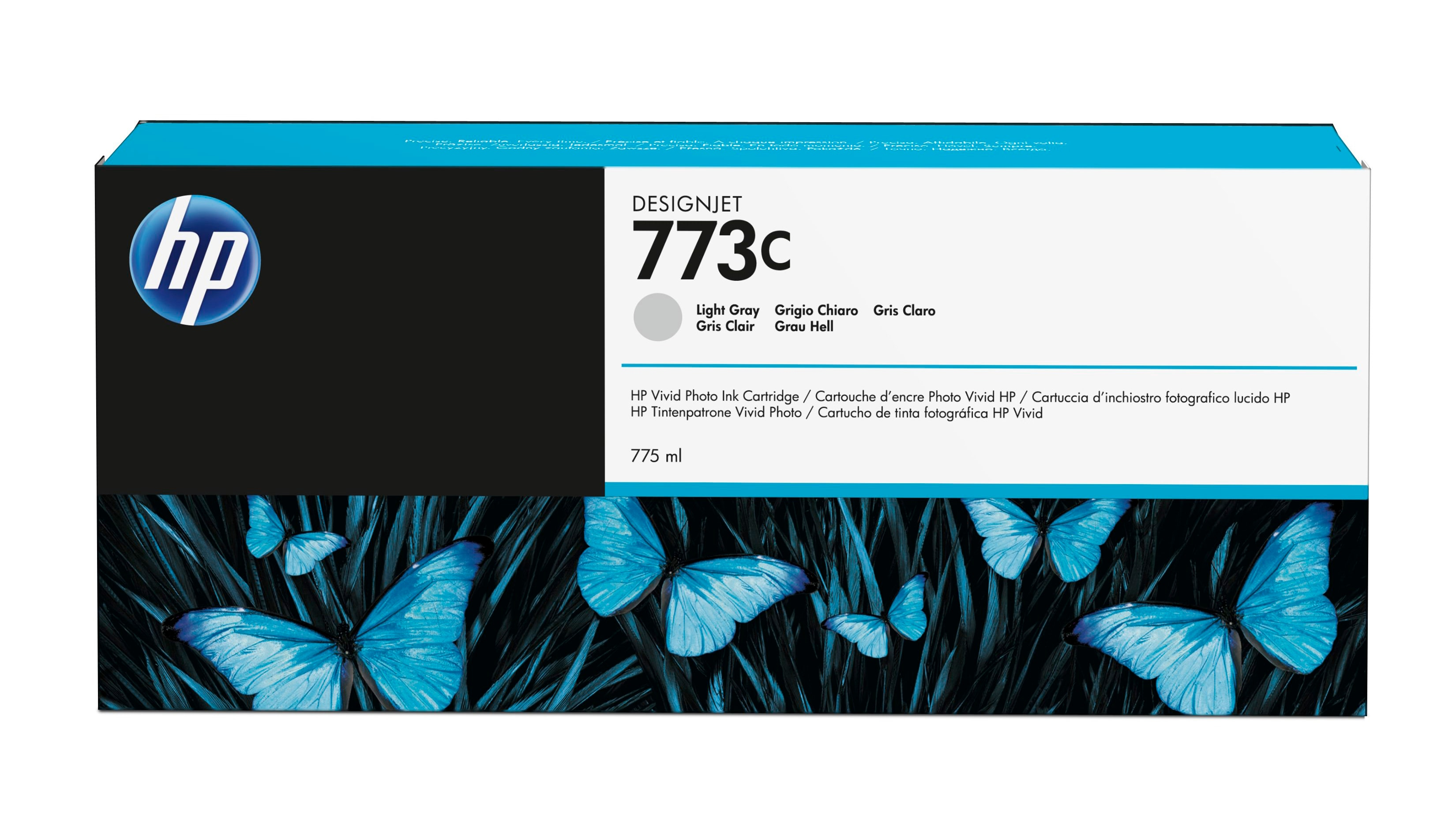 773C 775-ml Light Gray DesignJet Ink Cartridge cartouche d'encre 1 pièce(s) Original Gris clair 773C 775-ml Light Gray DesignJet Ink Cartridge cartouche d'encre 1 pièce(s) Original Gris clair