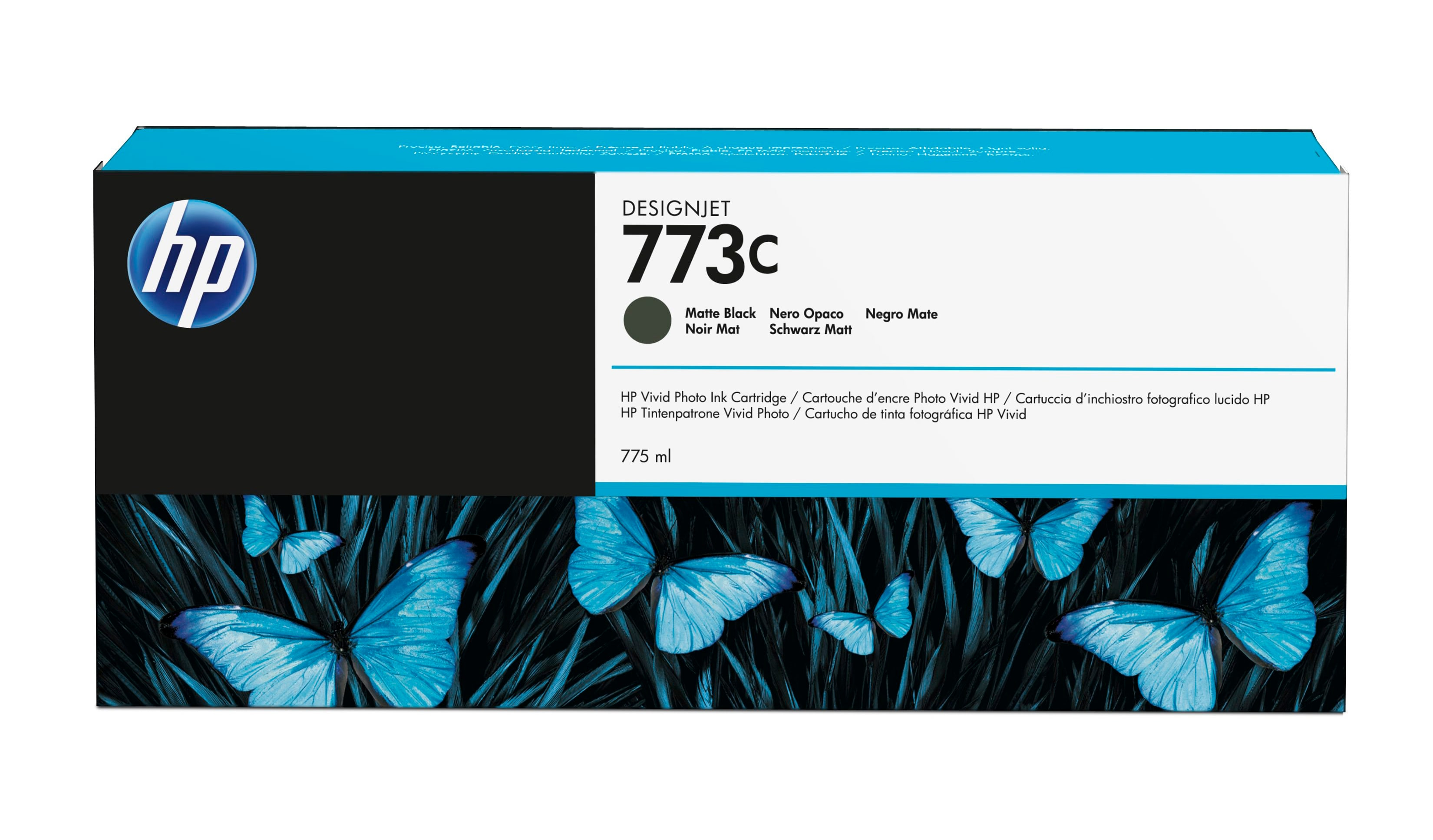 773C 775-ml Matte Black DesignJet Ink Cartridge cartouche d'encre 1 pièce(s) Original Noir mat 773C 775-ml Matte Black DesignJet Ink Cartridge cartouche d'encre 1 pièce(s) Original Noir mat