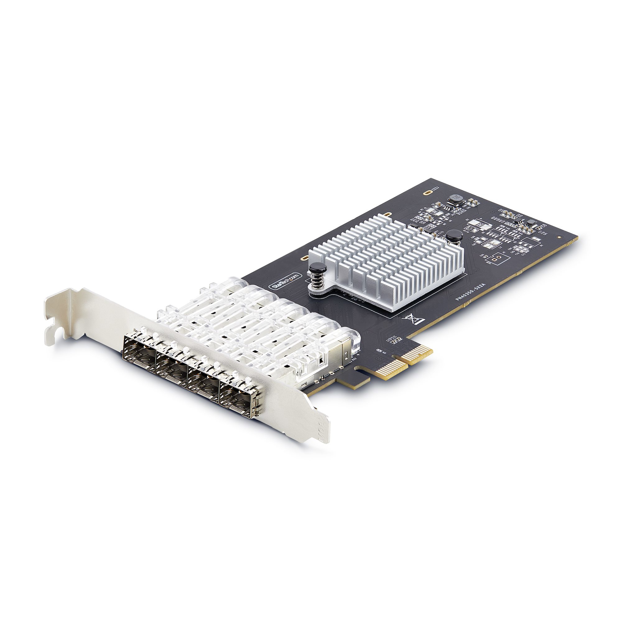 StarTech.com Carte Réseau GbE SFP à 4 Port, PCIe 2.0 x2, Intel I350-AM4, Carte Contrôleur 4x 1GbE, 1000BASE Cuivre/Fibre Optique, Carte Réseau Gigabit Ethernet NIC, Backplanes Serveur/PC - Compatible Windows/Linux StarTech.com Carte Réseau GbE SFP à 4 Port, PCIe 2.0 x2, Intel I350-AM4, Carte Contrôleur 4x 1GbE, 1000BASE Cuivre/Fibre Optique, Carte Réseau Gigabit Ethernet NIC, Backplanes Serveur/PC - Compatible Windows/Linux