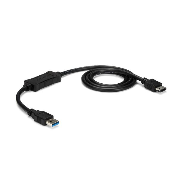 StarTech.com Câble adaptateur USB 3.0 vers eSATA de 91cm pour HDD / SSD / ODD - SATA 6Gb/s - M/F StarTech.com Câble adaptateur USB 3.0 vers eSATA de 91cm pour HDD / SSD / ODD - SATA 6Gb/s - M/F
