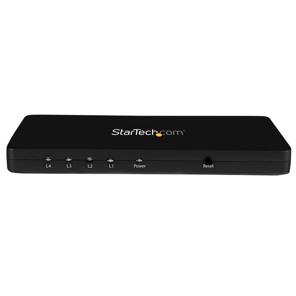 StarTech.com Splitter vidéo HDMI 4k à 4 ports - Répartiteur HDMI 1 x 4 avec boîtier en aluminium