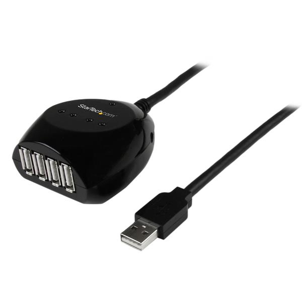 15m USB 2.0 Active Cable with 4 Port Hub 15m USB 2.0 Active Cable with 4 Port Hub