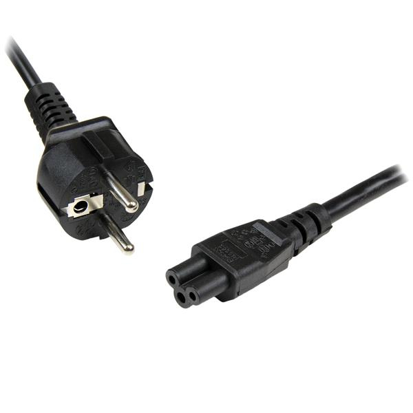 StarTech.com Cordon d'alimentation en trèfle Schuko CEE7 vers IEC 320 C5 1m pour PC portable StarTech.com Cordon d'alimentation en trèfle Schuko CEE7 vers IEC 320 C5 1m pour PC portable